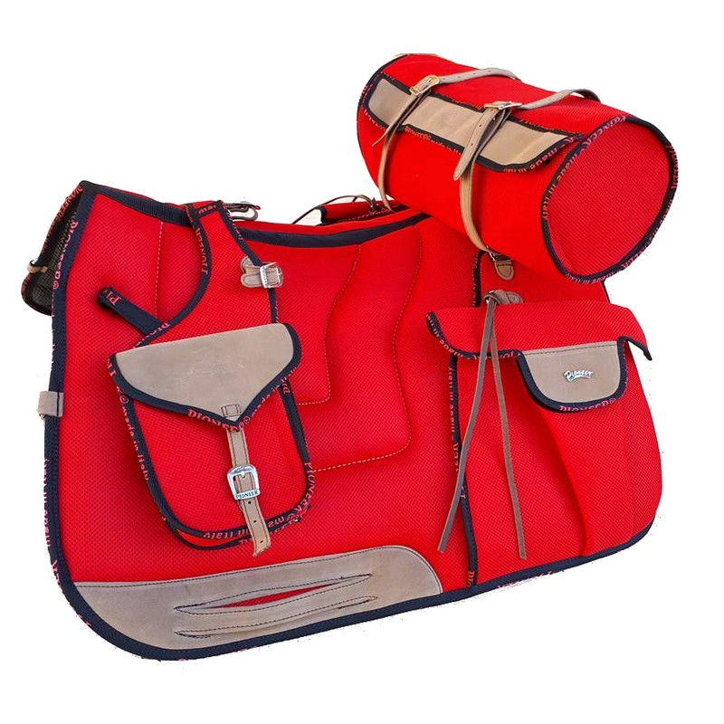 Pioneer® Trekker Saddle Pad (English/Western) - complete with bags - 3