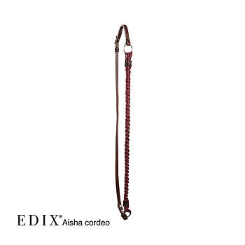 Halsring  / cordeo Edix© Aisha, burgundy