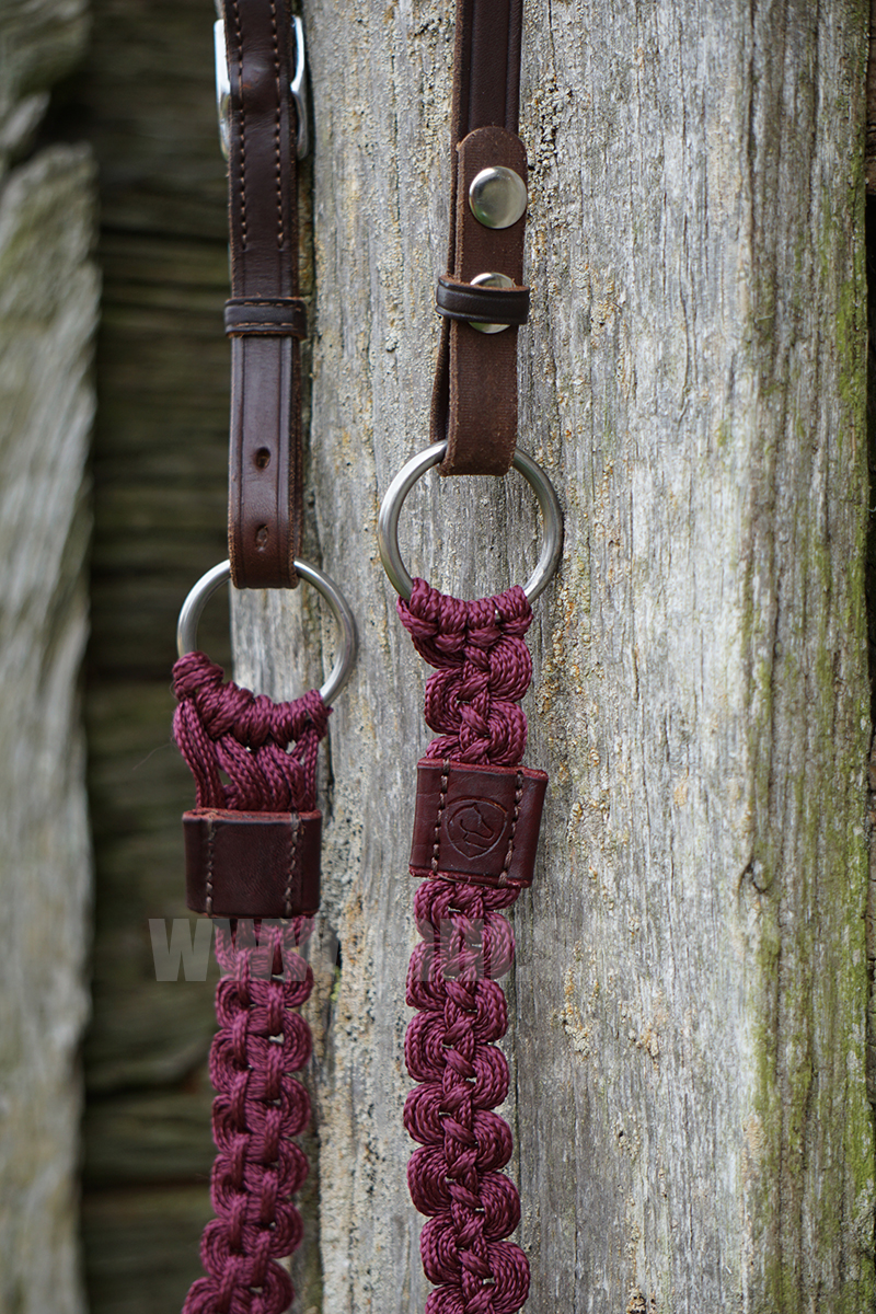 Halsring / cordeo Edix© Aisha, burgundy - 3
