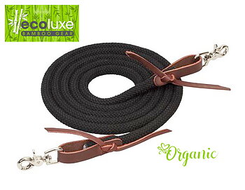 Ekologisk bambu! EcoLuxe™ Bamboo reptyglar 3 m, svart 
