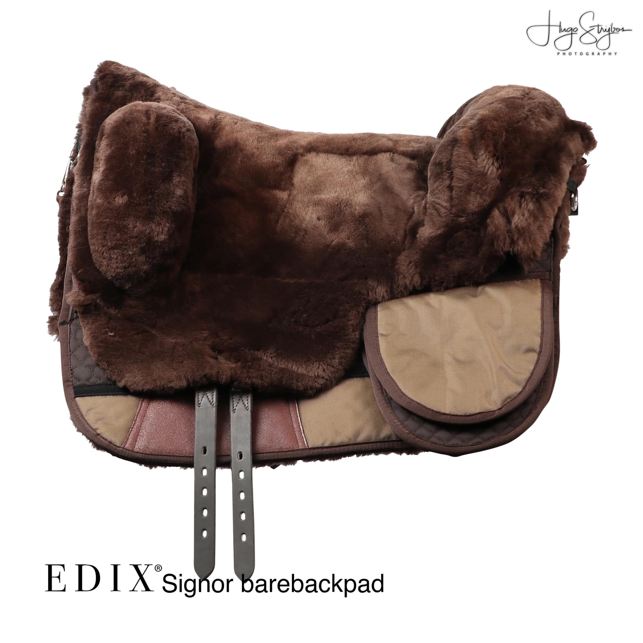 EDIX® Signor Merino sheepskin Barebackpad, brown - 5
