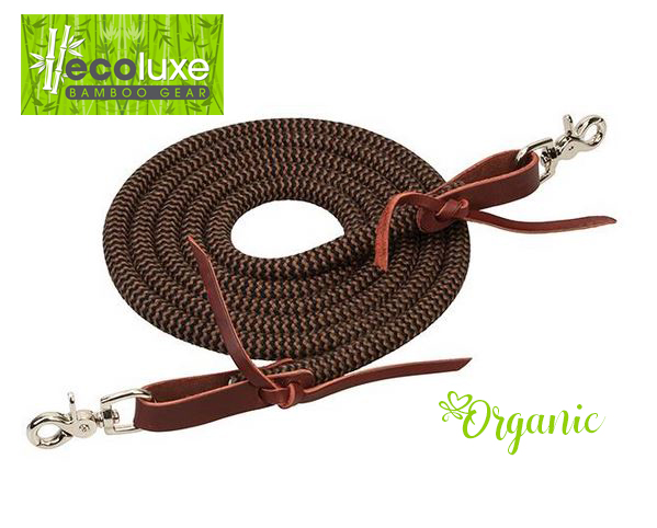 Ekologisk bambu! EcoLuxe™ Bamboo reptyglar 3 m, brun/svart