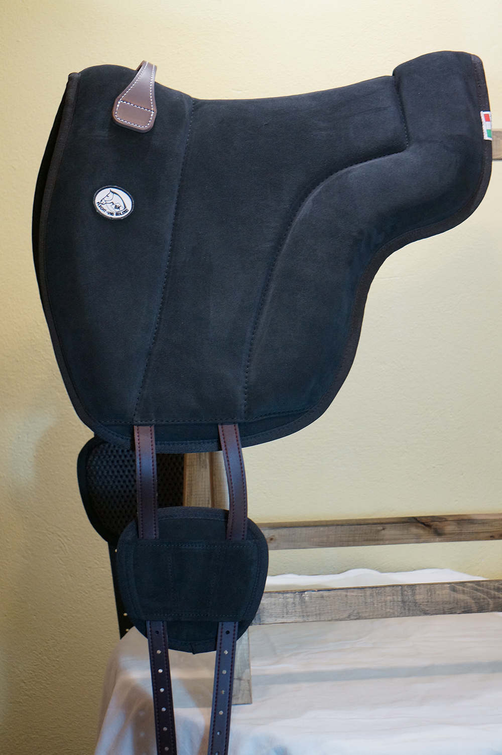 Brockamp ride pad / barebackpad in suede 'Special', dark navy - 4