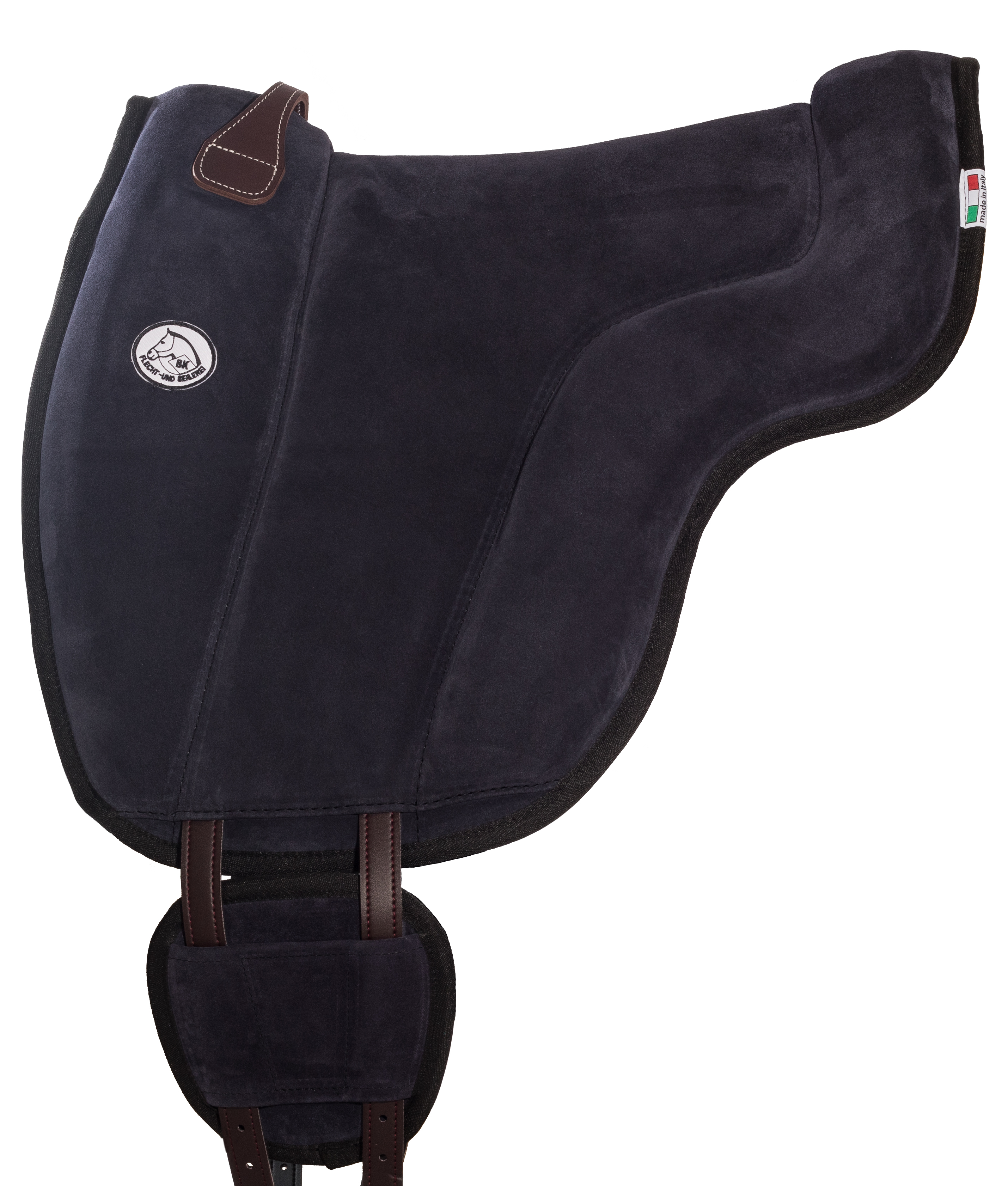Brockamp ride pad / barebackpad in suede 'Special', dark navy - 3