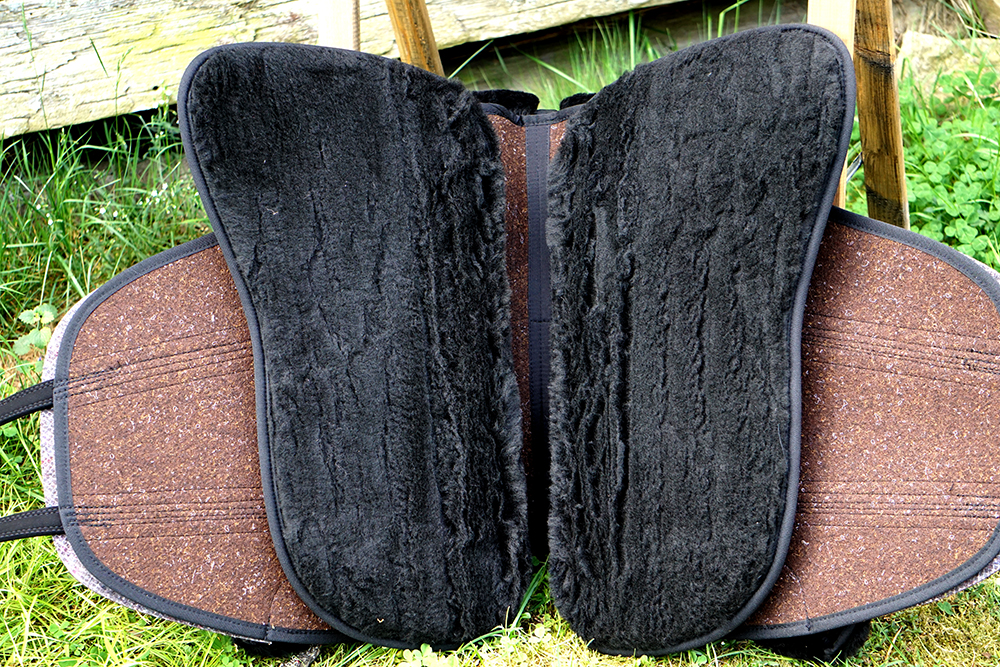 Riding pad saddle VEGAN Grandeur Tomentum Flow Finder (high withers) - 9