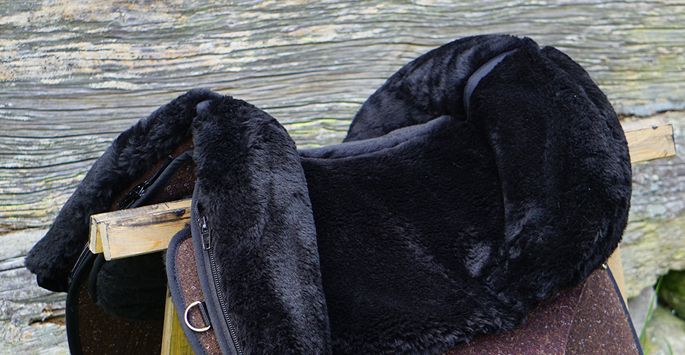 Riding pad saddle VEGAN Grandeur Tomentum Flow Finder (high withers) - 7