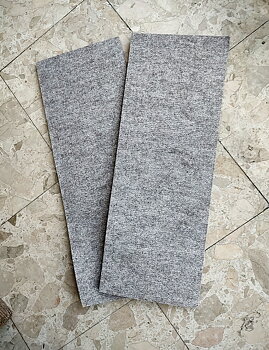 Ilägg till sadelunderlägg (klipp till själv), filt 10 mm, 65 x30 cm
