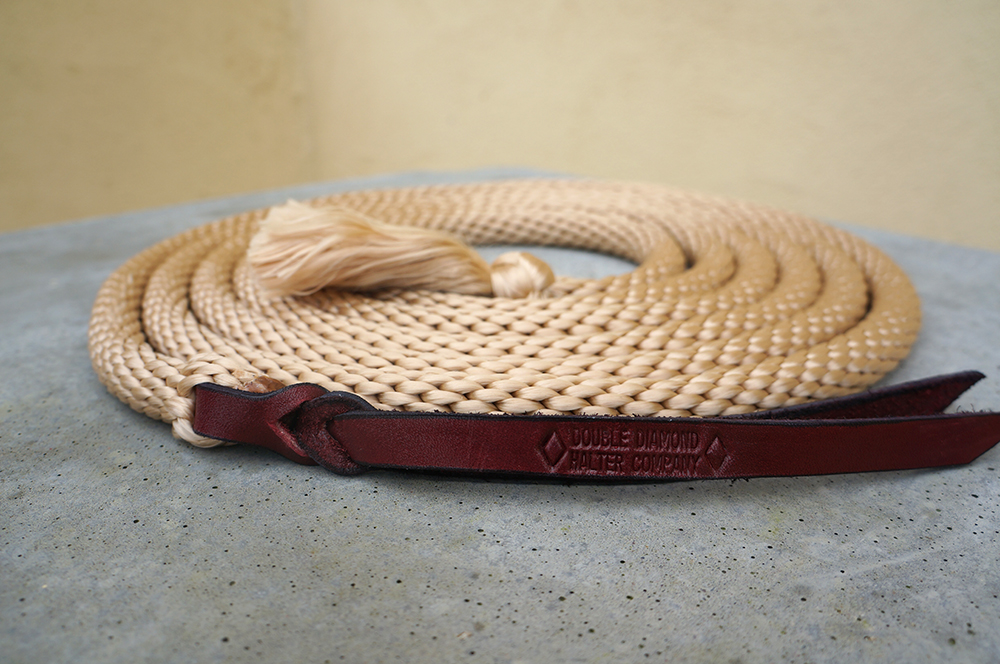 Double Diamond  horsemanship rope #8215, 4.5 m, beige