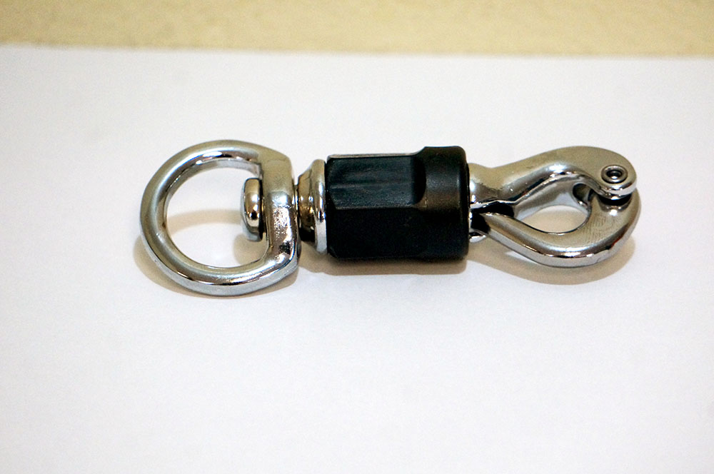 Rotating safety hook 360°, chrome - 4
