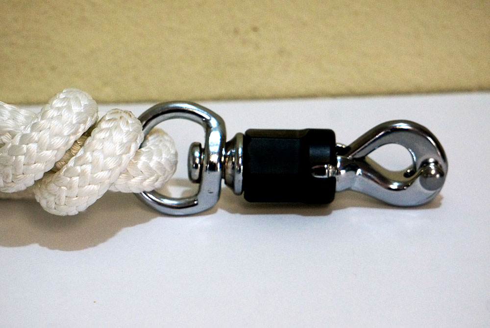 Rotating safety hook 360°, chrome - 3