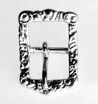 Cortezia Barockspänne Esquina 22 mm silver