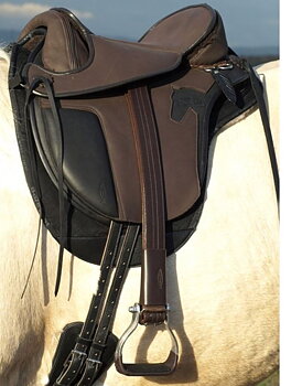 Stigläder Barefoot® Buckle Down X-wide (passar även westernbyglar)