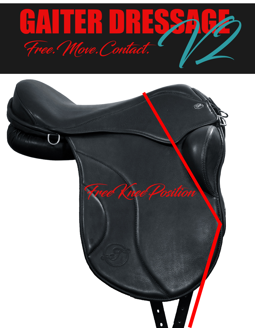 Gaiter Dressage V2 Classic (treeless) - 3