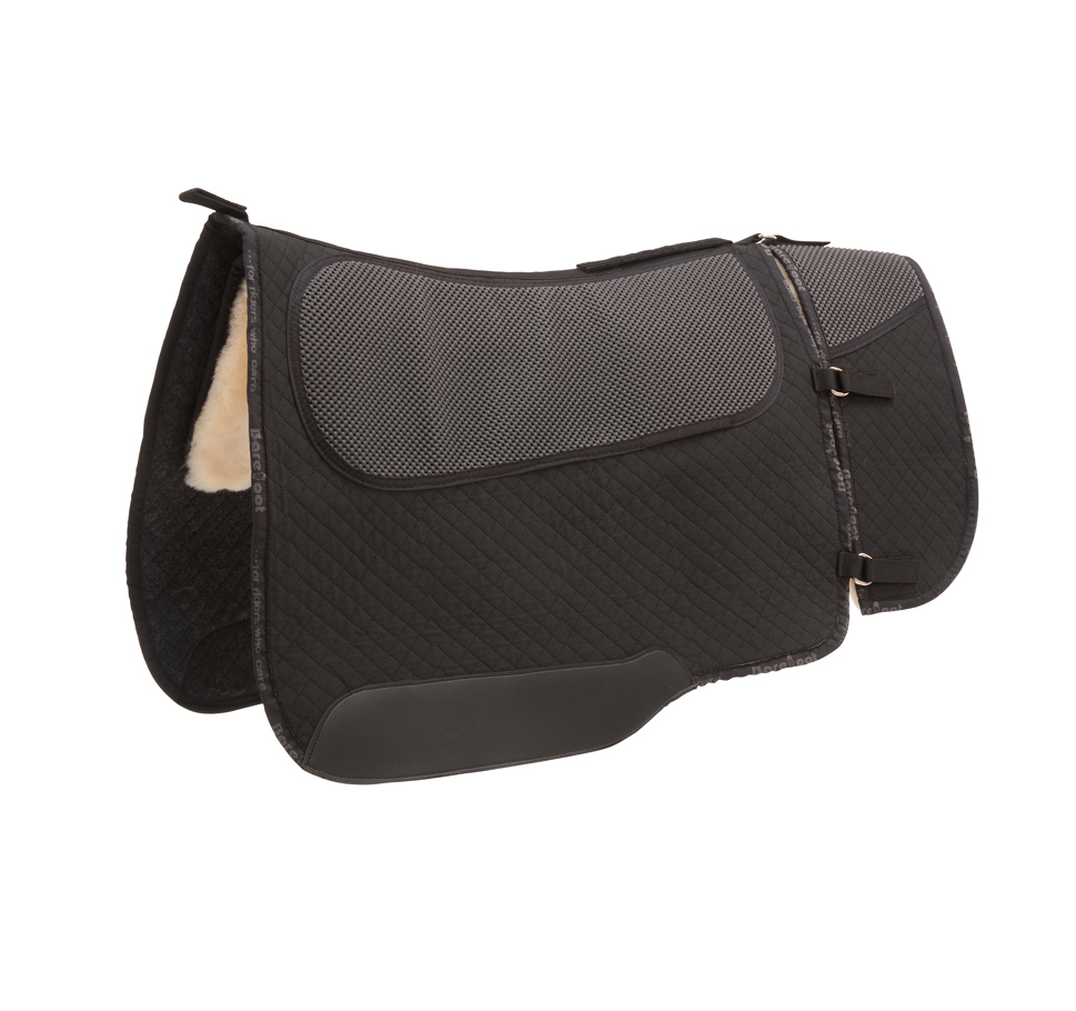 Barefoot® Physio Trailpad English with genuine sheepskin (for riding with panniers)