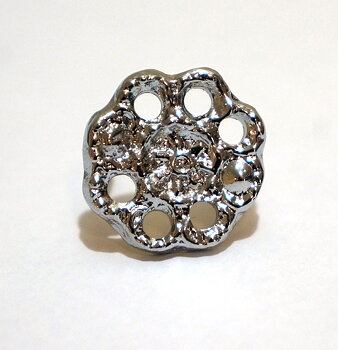 Cortezia Tränsdekoration / concho 'Flores', silver