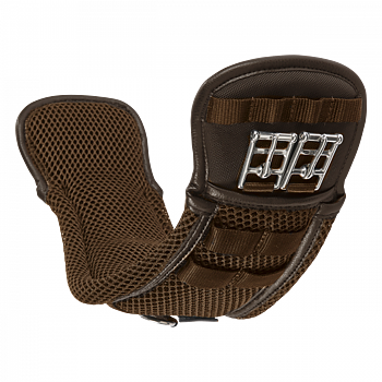 Busse Moon Girth (anatomisk) 3D AIR® EFFECT-mesh, brun