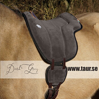 Brockamp ride pad / barebackpad in suede 'Special', dark grey