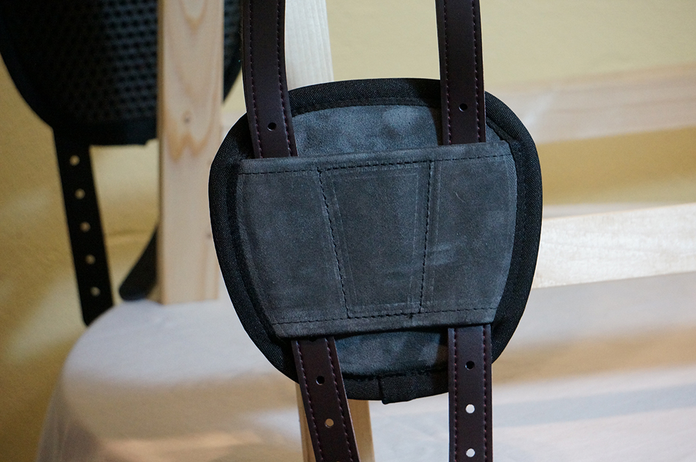 Brockamp ride pad / barebackpad in suede 'Special', dark grey - 6