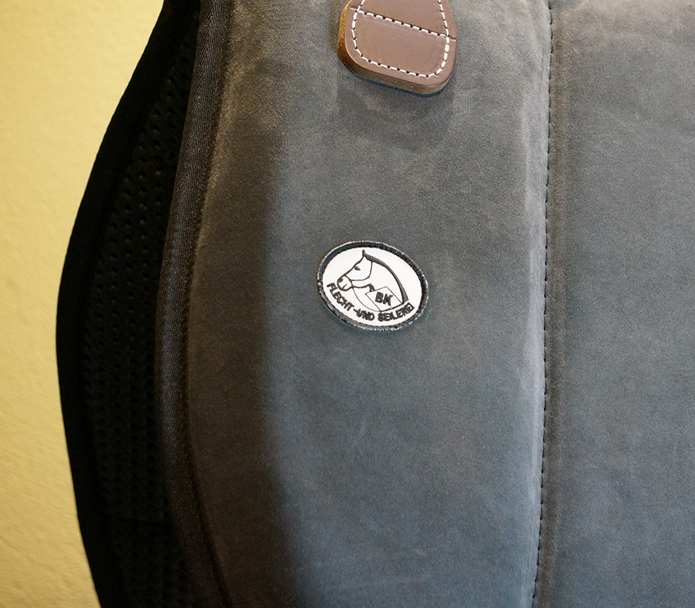 Brockamp ride pad / barebackpad in suede 'Special', dark grey - 5