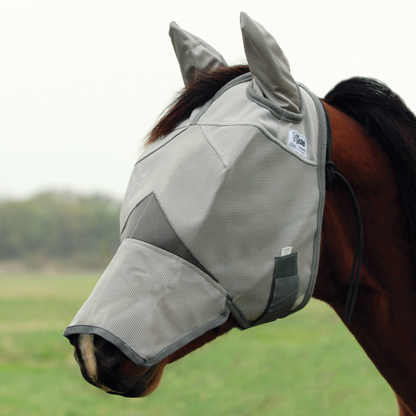 Cashel© Crusaders™ Fly Mask / flughuva med öron och förlängd nos - 2