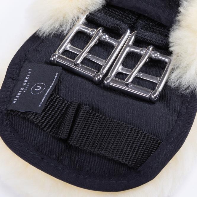 Horsedream® Dressage Girth Anatomical, sheepskin - 8