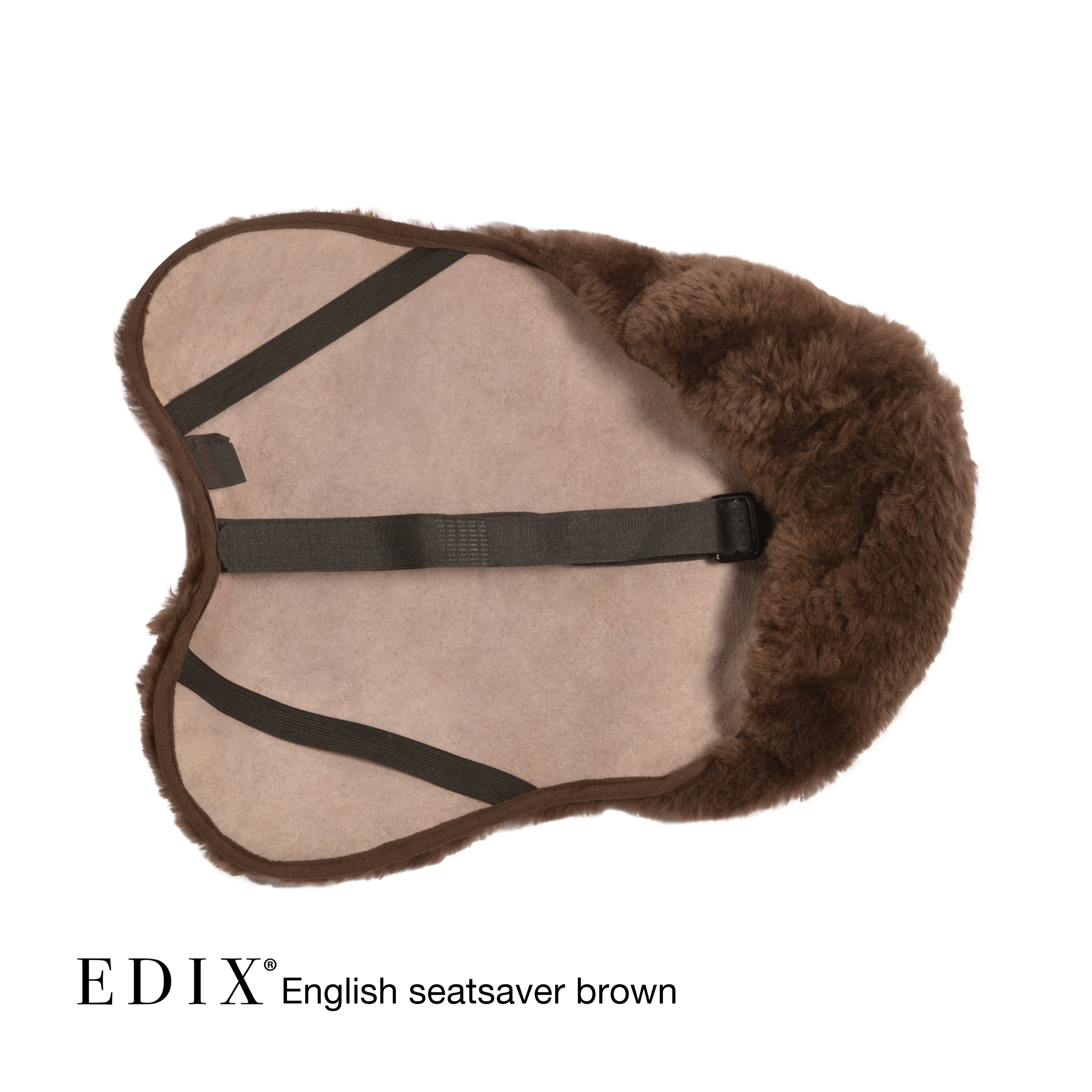 EDIX® Seatsaver  (dressage, iceland, VS), genuine Merino wool, black - 11