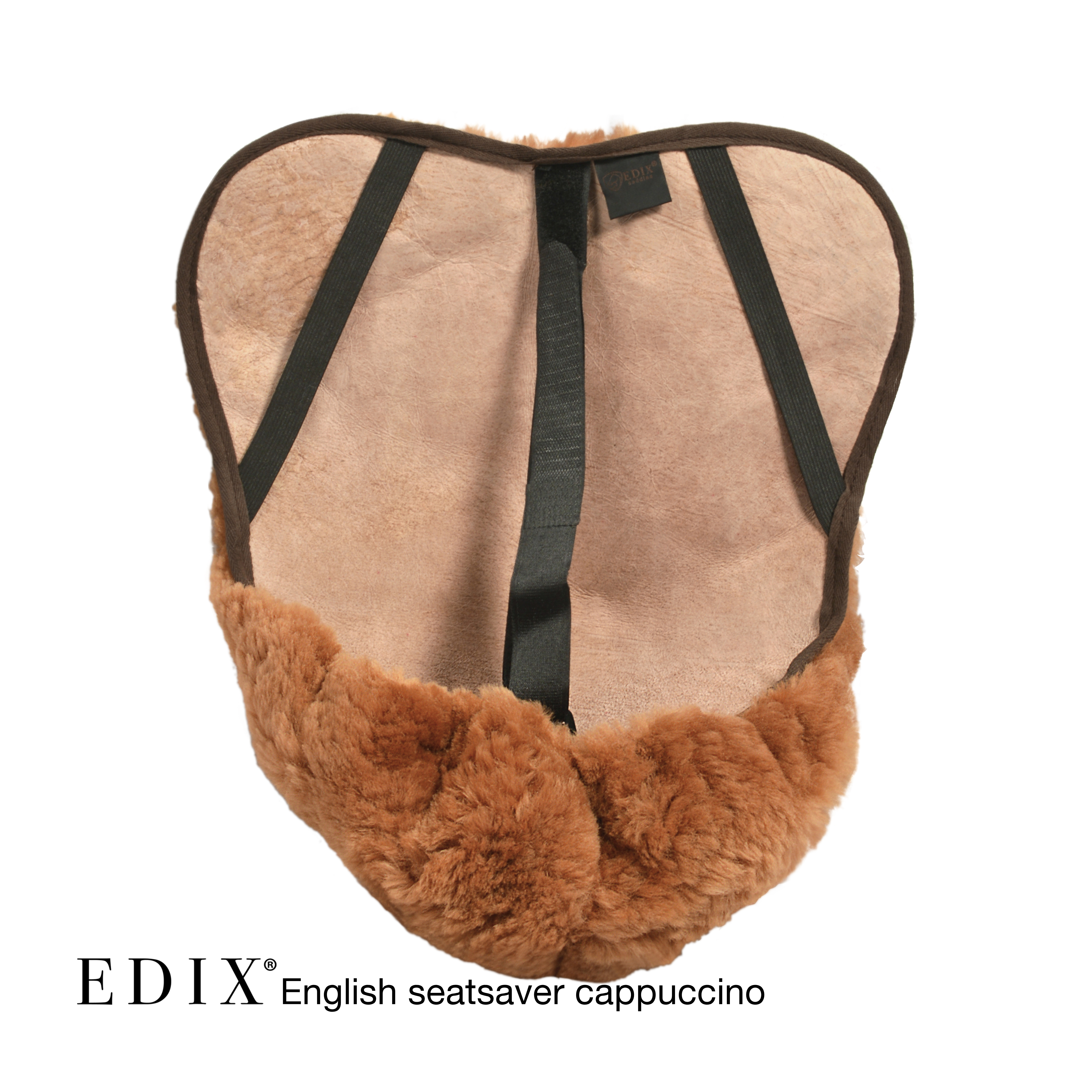 EDIX® Seatsaver  (dressage, iceland, VS), genuine Merino wool, black - 12