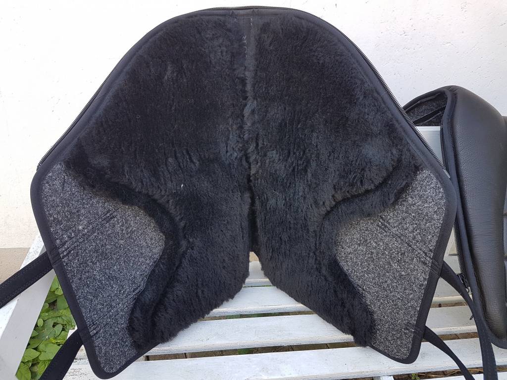 Riding pad Grandeur Alcantara - Bordeaux - 4