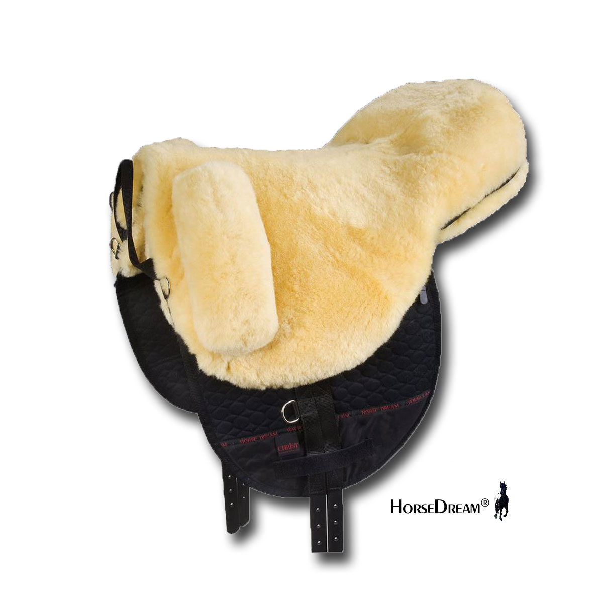 Horsedream® Bareback saddle / lambskin saddle Premium Plus Creme M/L - 3