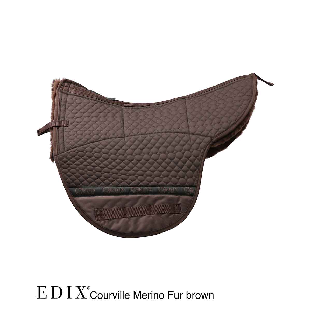 EDIX® saddle pad Premium Courville, genuine Merino wool (incl. 8 inserts), several color choices - 6
