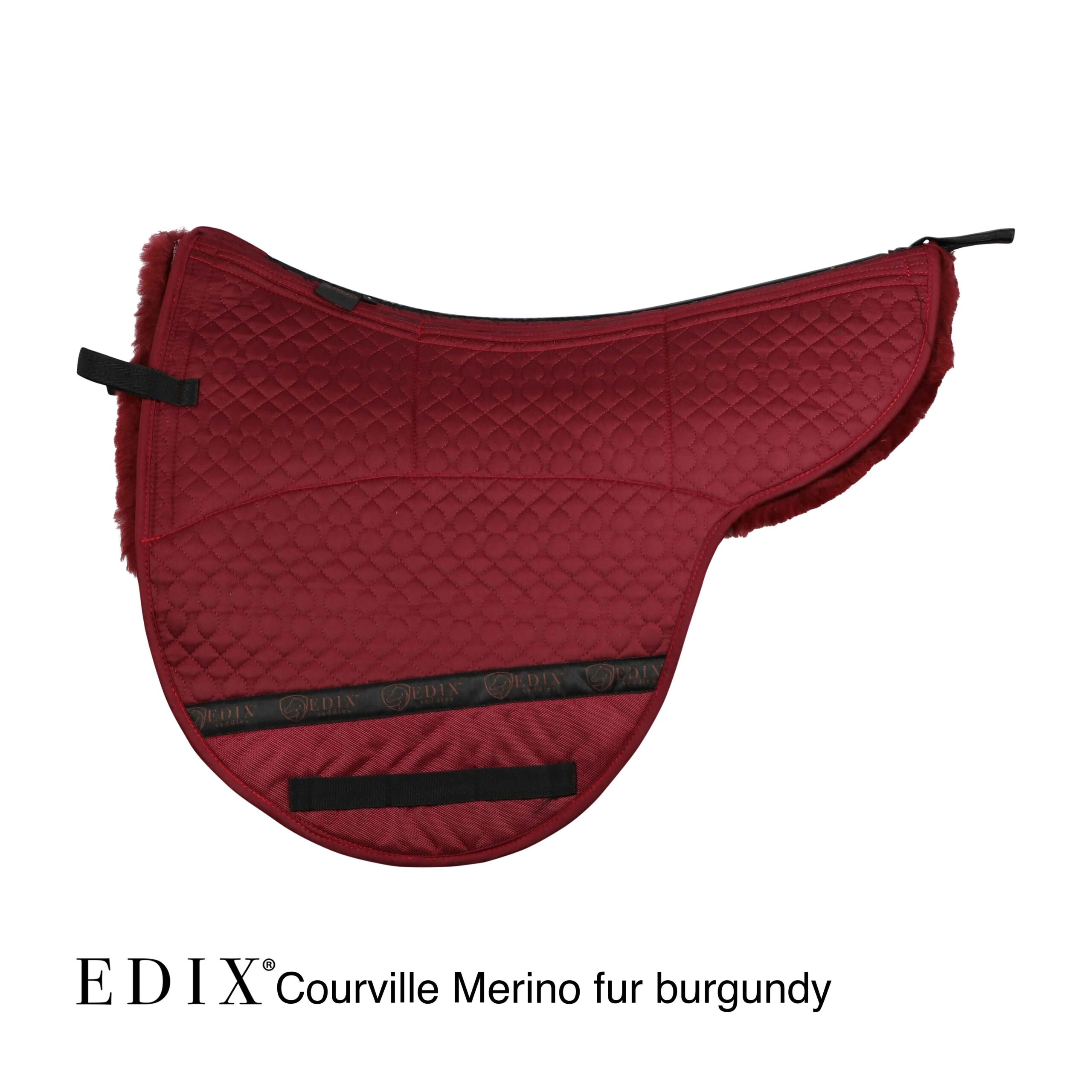 EDIX® saddle pad Premium Courville, genuine Merino wool (incl. 8 inserts), several color choices - 17