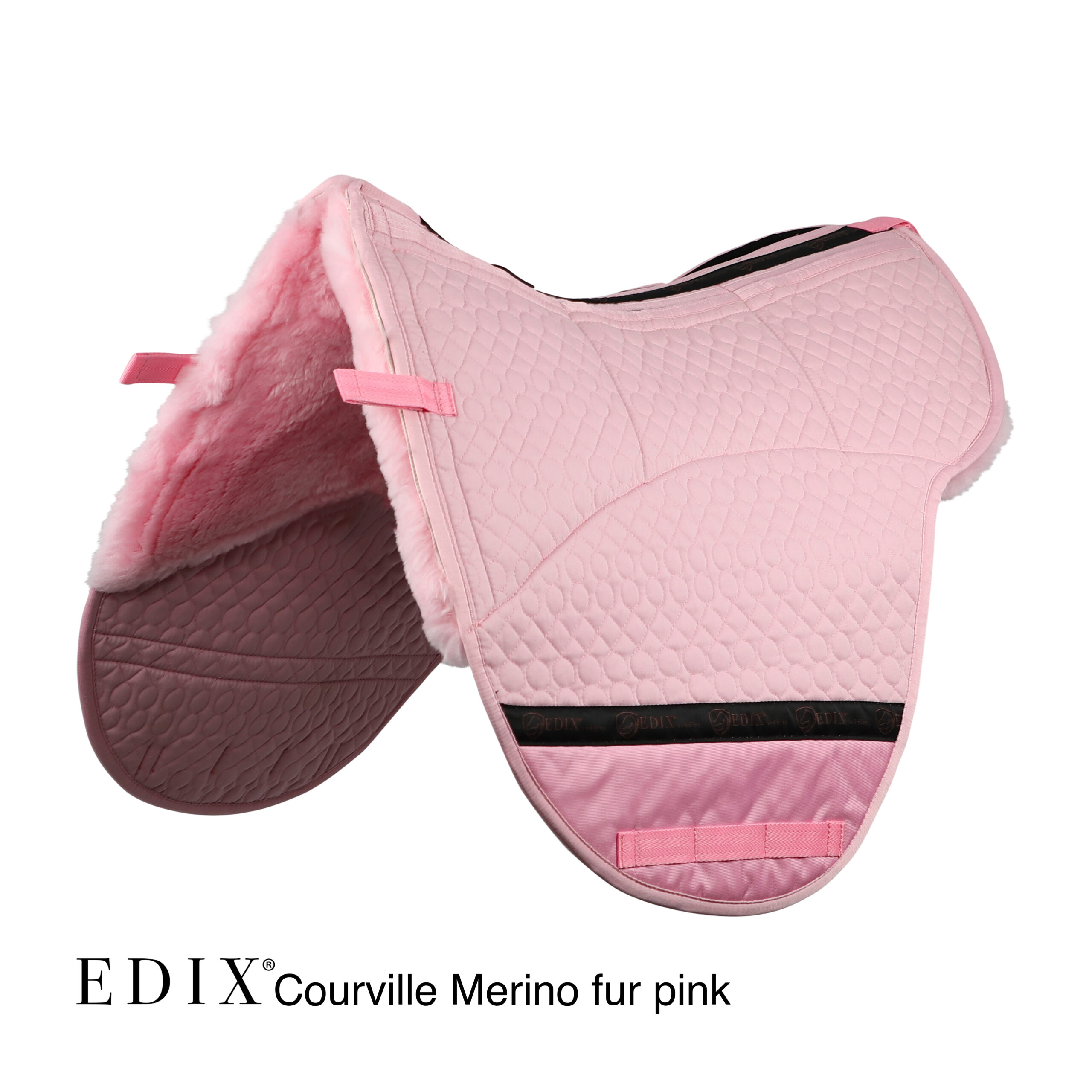EDIX® saddle pad Premium Courville, genuine Merino wool (incl. 8 inserts), several color choices - 2