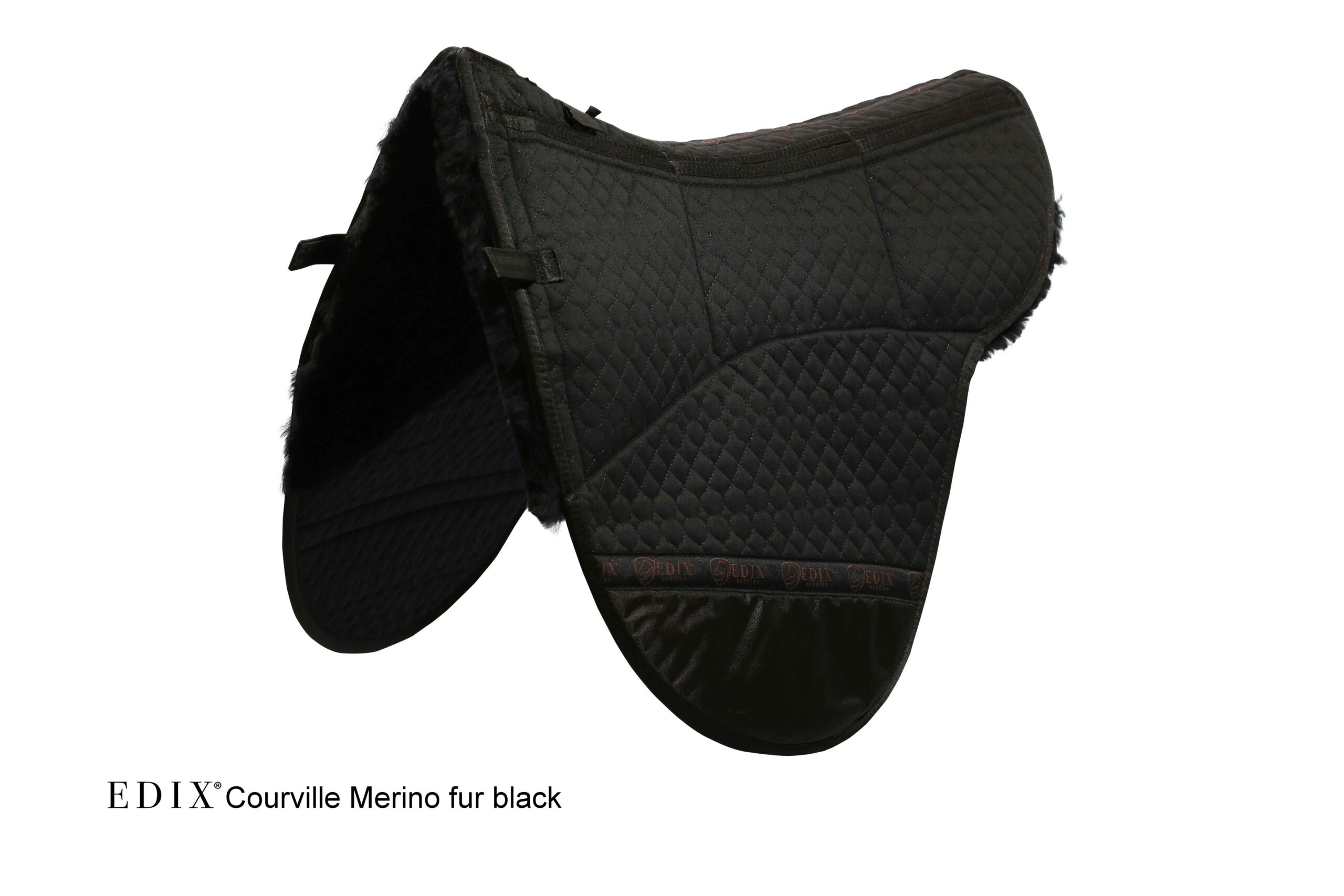 EDIX® saddle pad Premium Courville, genuine Merino wool (incl. 8 inserts), several color choices - 9