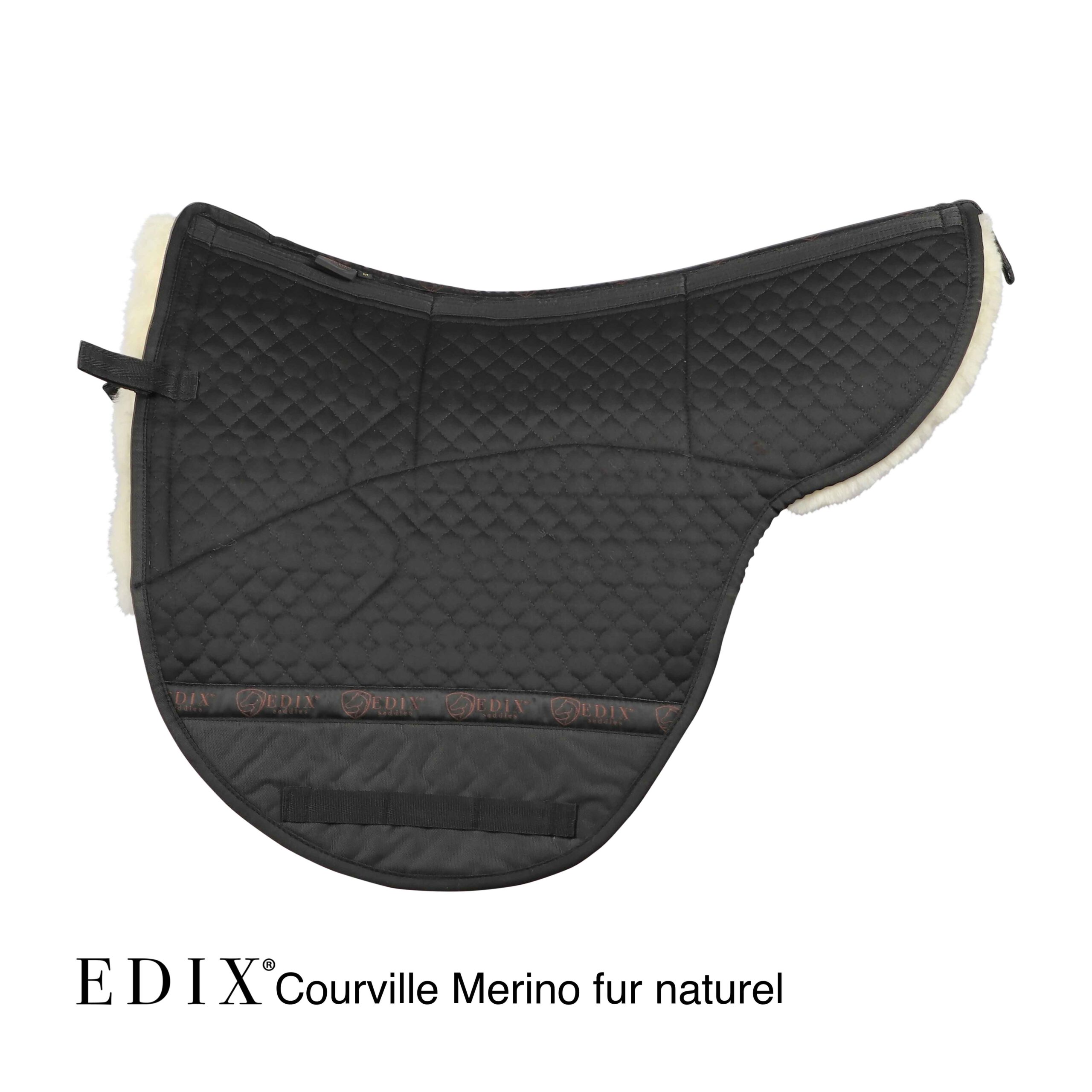 EDIX® saddle pad Premium Courville, genuine Merino wool (incl. 8 inserts), several color choices - 3