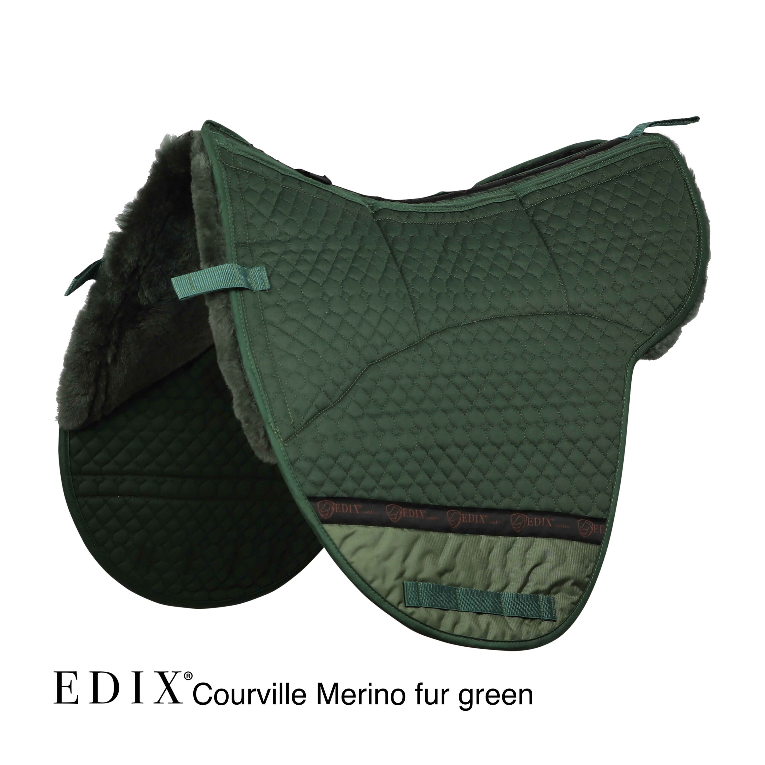 EDIX® saddle pad Premium Courville, genuine Merino wool (incl. 8 inserts), several color choices - 19