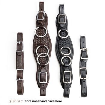 Cavemore nosdel + curbstrap F.R.A® 'Fiore' (ponny upp till X-Full)