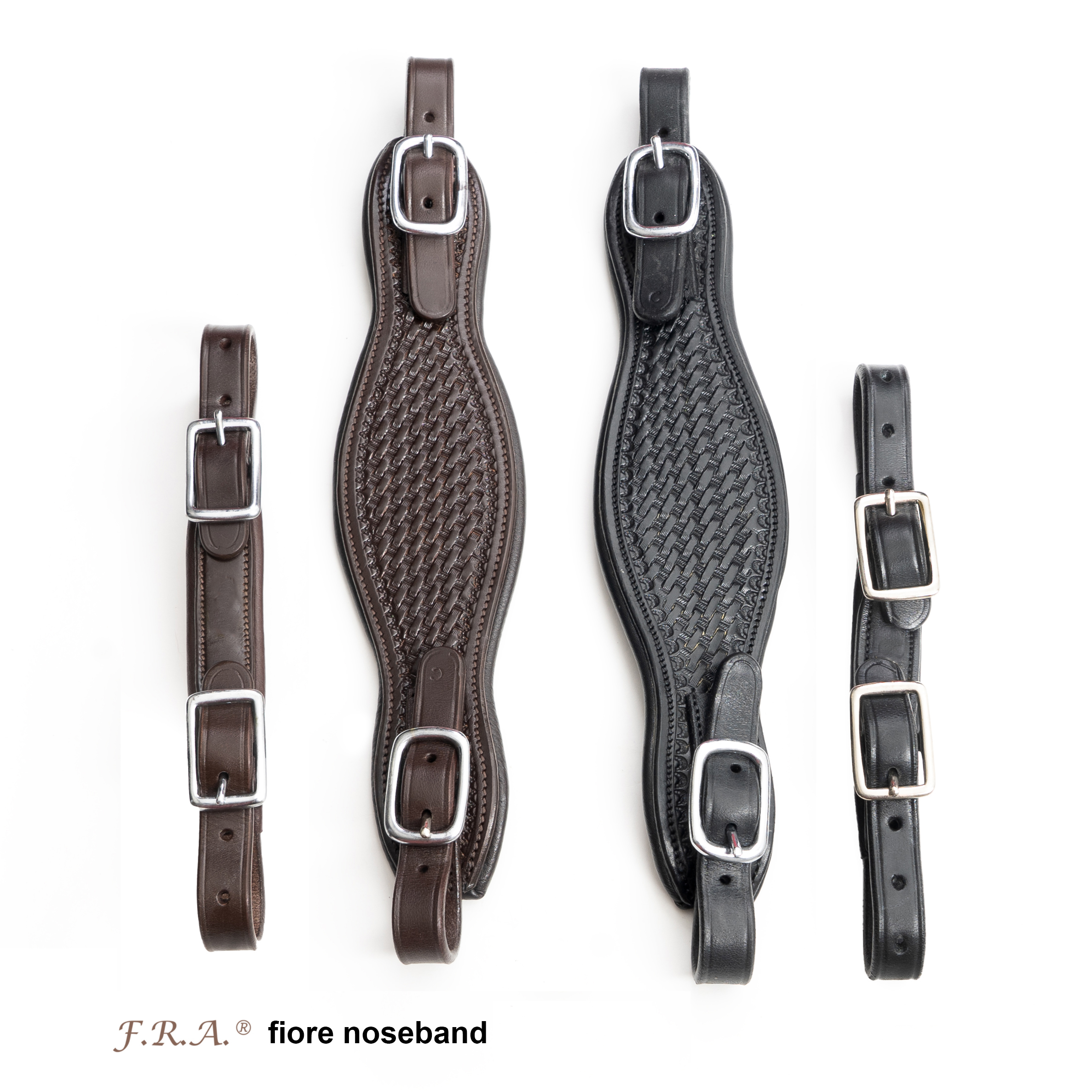 Hackamore F.R.A® 'Fiore', nosepart + curbstrap