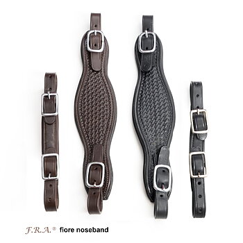 Hackamore nosdel + curbstrap F.R.A® 'Fiore' (ponny upp till X-Full)