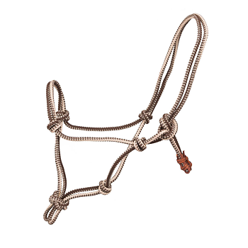 Rope halter Globus Basic brown/beige (pony up to X-Full)