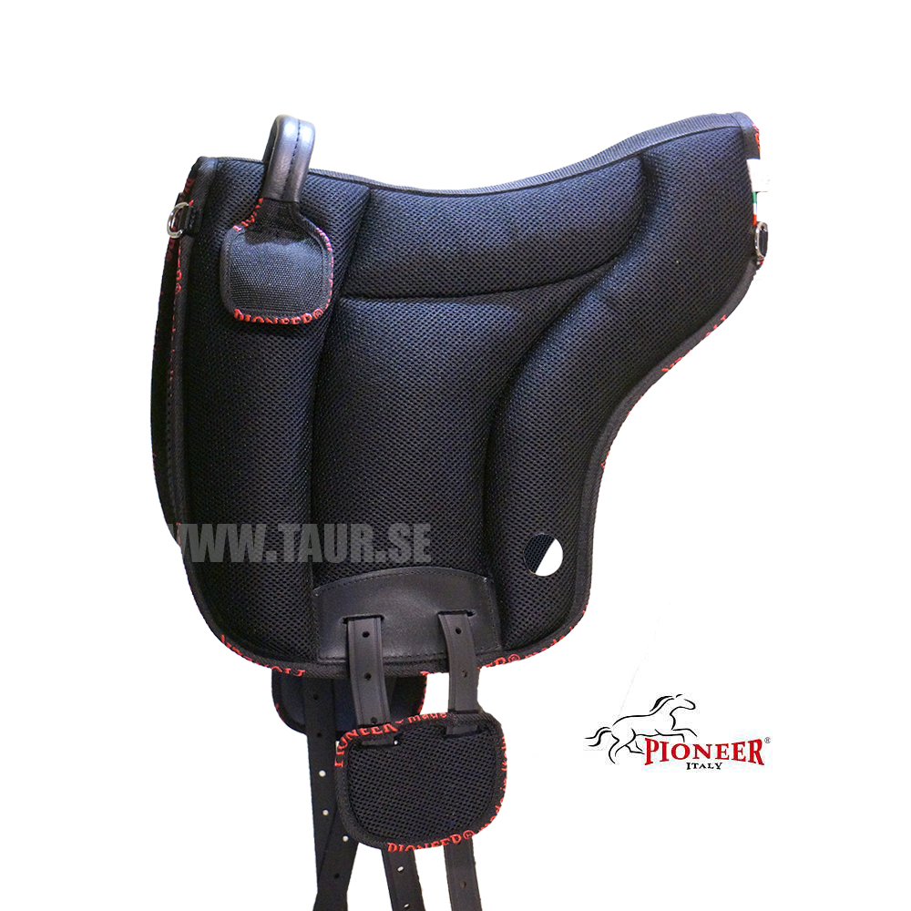 Pioneer® Ride pad / barebacksaddle (AirMesh) pony - BLACK