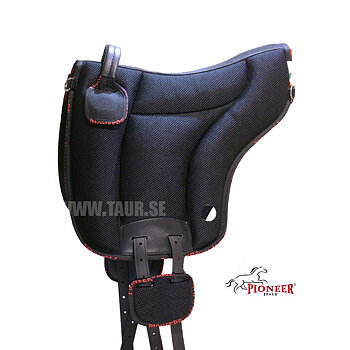 Pioneer® Ride pad / barebacksaddle (AirMesh) pony - BLACK