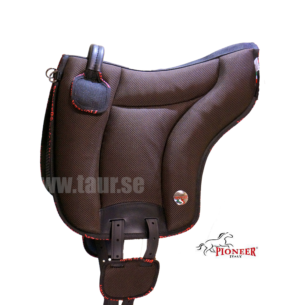 Pioneer® Ride pad / barebacksaddle (AirMesh) pony - BROWN
