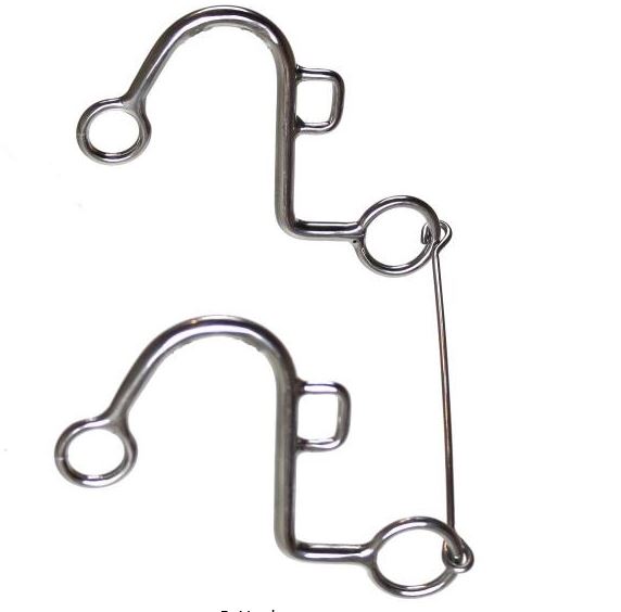 Hackamore shanks - S-hackamore