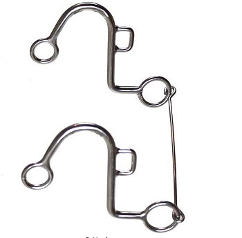 Hackamore shanks - S-hackamore