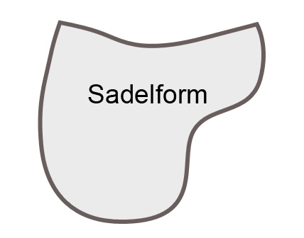 Grandeur sadelunderlägg bomlösa sadlar + barbackasadlar PHYSIO (dubbla fickor + AC) - valfri design!  - 6