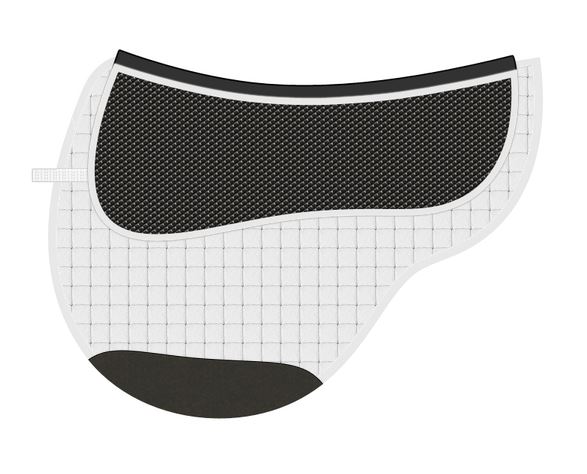 Grandeur sadelunderlägg bomlösa sadlar + barbackasadlar PHYSIO (dubbla fickor + AC) - valfri design!  - 11