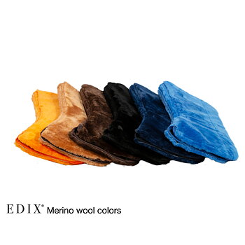 EDIX® Westernpad Premium, äkta Merinoull (inkl. 8 st ilägg), lila
