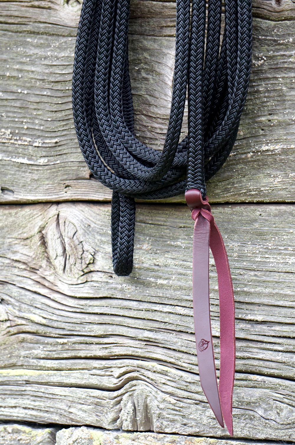 Horsemanship rope Light 3,7 m Brockamp (no hook), black - 2