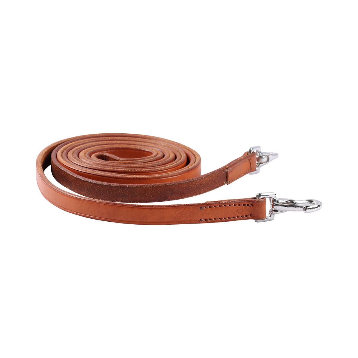 Leather reins EDIX©, (available in 6 different sizes!), cognac