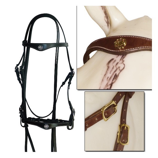 Marjoman Portuguese Lusitania Bridle incl. rein - 4